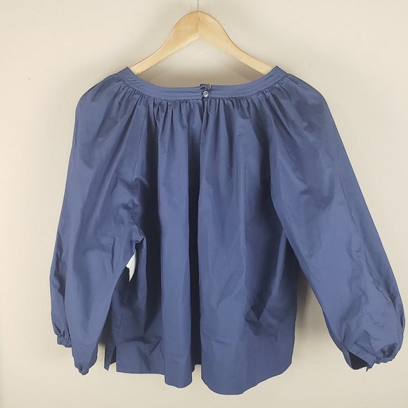 J. Crew Navy Embellished Top - Picture 8 of 10